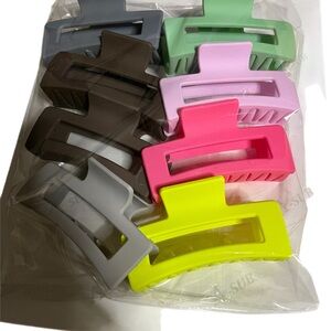 Colorful Hair Claw Clip Set for women and girls